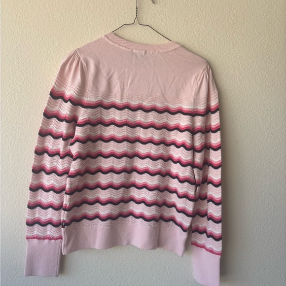 Tommy Hilfiger Pink and Multicolor Wave Sweater - Picture 2 of 3